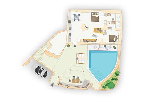 Potamos Luxury House, Private Pool, Santorini - Foto 13