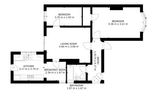3BR Home Sleeps 6 Near Airport with Parking - Foto 18