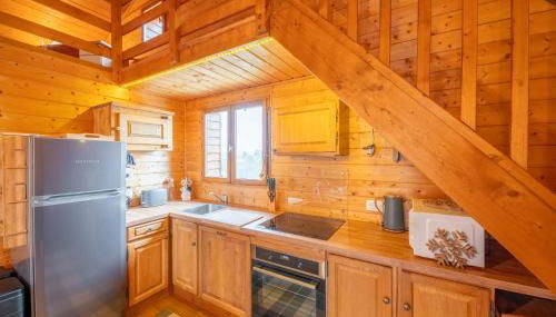 Le Petit Lynx - Chalet cocooning Haut Jura - Foto 2, stove