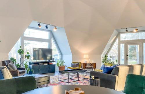 Bell Circle Eccentric Geodesic Dome-Home - Foto 16