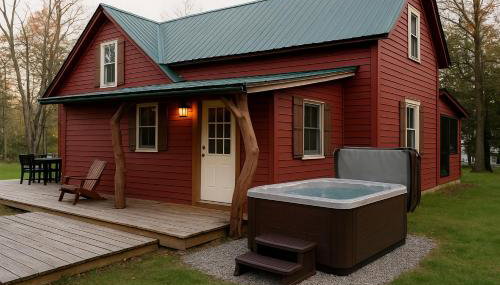 Charming Cabin with Hot Tub & Fire Pit - Foto 2