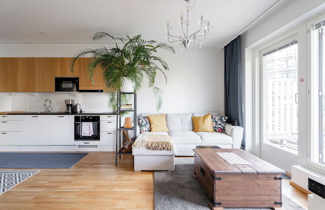 Modern 2BR Apt with Sauna & Free Parking - Foto 9