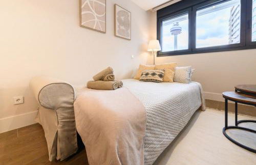 JES214B - Piso de lujo de 1 dormitorio con hermosas vistas a la ciudad - Alquiler temporal - Foto 14