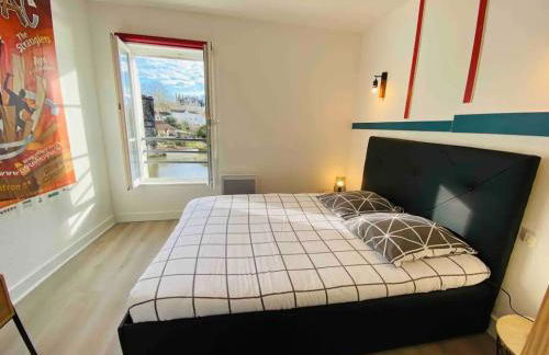 Le Quai 2, ancien Moulin au Bord de la Charente - Charme et Sérénité à Jarnac - Foto 7