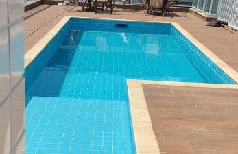 Apartamento na Praia das Toninhas em Ubatuba 350m da praia -2 quartos sendo 1 suite, piscina, varanda gourmet com churrasqueira, ar condicionado, cozinha completa, duas garagens - Foto 39