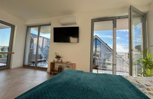 Apartament Słoneczny widok boczny na jezioro - Foto 11