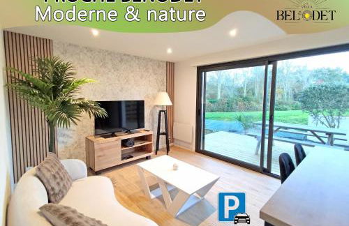 Villa Bel'Odet, appartements modernes au calme, terrasses pour les T2, grand jardin et parking gratuit, à 5 min des plages de Bénodet - Foto 28