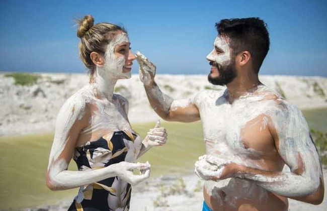 Baño de barro en los manglares de Río Lagartos - Foto 6