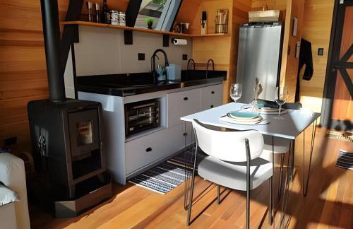 Cabaña Triángulo del Sol | Vista a las montañas | Hidromasaje | Aire - Foto 6