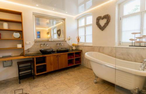 Alte Schmiede mit Sauna, Pool und Whirpool im Außenbereich schönstes Ferienhaus der Lausitz - Foto 44