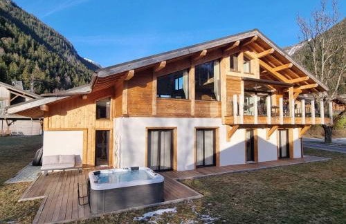 Chalet avec jacuzzi et animaux admis, vue Mont-Blanc - FR-1-343-259 - Foto 1