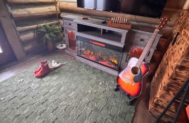 A Novel Stay 3 bed 2 bath log cabin in Shelbyville, IL - Foto 6