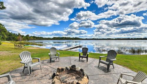 Lakefront Solon Springs Cabin with Private Dock! - Foto 2