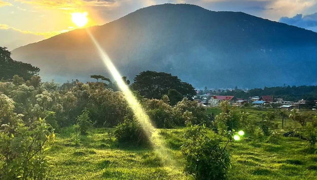 Assistindo o pôr do sol