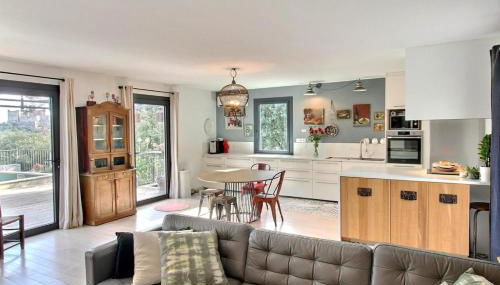 La maison du Barroux avec vue, calme et piscine - Foto 3, stove