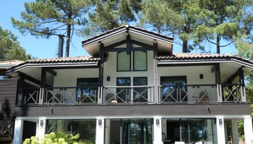 Maison au calme entre Océan et Lac, vue sur le golf, piscine chauffée, classée 4 étoiles - Foto 2