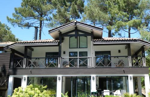 Maison au calme entre Océan et Lac, vue sur le golf, piscine chauffée, classée 4 étoiles - Foto 2