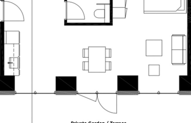 Cool Studio Apartment w Private Terrace - 219 - Foto 11