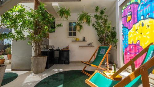 Steps to Ipanema Beach-995 ft2 Luxury Design Loft - Photo 5, Garden, Garden view