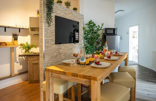 Luxus City Apartment Sauna Balkon Küche Zentral - Foto 3