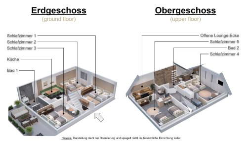 BesTime - Modernes 5BR Haus mit 2 Parkplätzen - Photo 3, furniture