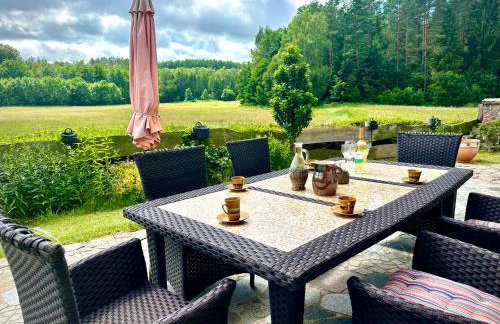 Dworek nad jeziorem z prywatną plażą - Photo 11