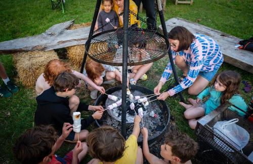 Farm woodland riverview cabin bbq firepit pet friendly - Foto 2