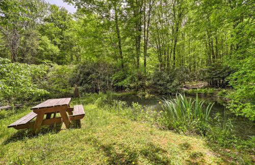 Pond On-Site! Dog-Friendly Blue Ridge Mtn Retreat - Foto 28