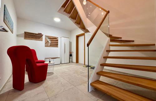 luxuriöse Villa Möwengeflüster - 220qm große Ferienwohnung für bis zu 8 Gästen mit Sauna direkt am Goitzschesee - Foto 44