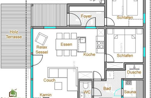 4 Personen mit Sauna F3H3 - Foto 11