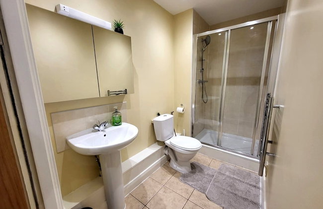Sidemersey Livings - Relaxing Central Tailored Apartment with Free Parking, French Balcony - Foto 32