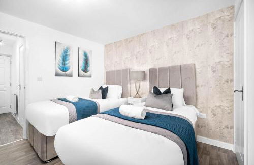 Stylish Apartment - Twin Beds - Parking - Fast Wi-Fi 9CC - Foto 12