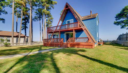 Beachy Maryland A-Frame Steps to Chesapeake Bay! - Foto 1