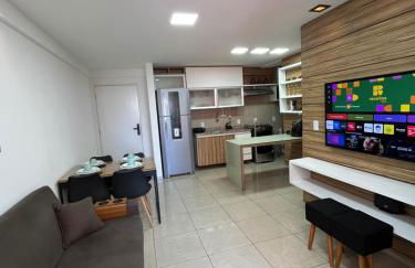 Quarto e sala completo de tudo na Ponta Verde a 300m da praia - Foto 4