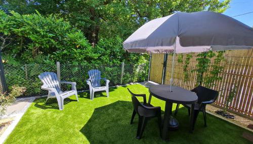 La Hutte, confort et sérénité à Audenge - Foto 5, Garden, Garden view