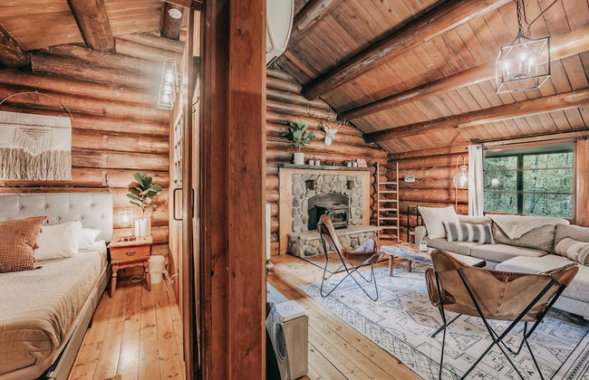 76GS - Genuine Log Cabin - WI-FI - Pets Ok - Sleeps 4 - Foto 21