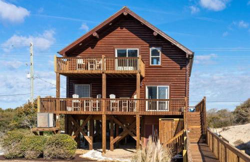 Boomerang- Oceanfront Log Cabin in North Topsail - Foto 3