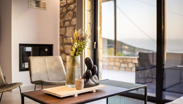 Mani Stone Villa A Paradise of Panoramic Views - Foto 4, Habitación