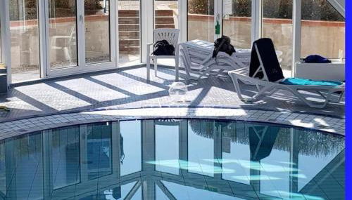 Nordsee direkt Garten Hallenbad und Sauna Strandkorb in der Saison - Foto 2