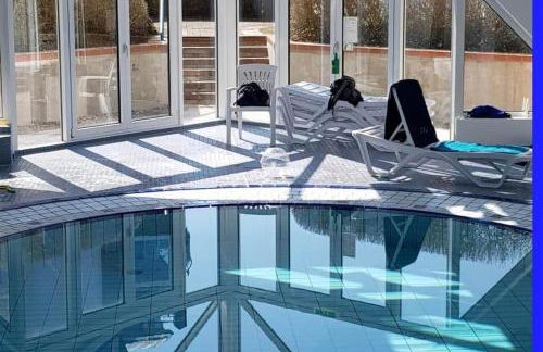 Nordsee direkt Garten Hallenbad und Sauna Strandkorb in der Saison - Foto 2