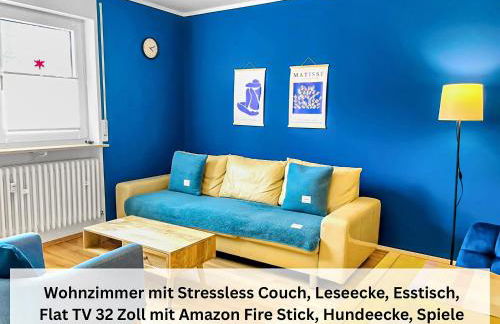 Kleine Auszeit Ferienwohnung Vakantiewoning nähe Bosenbergklinik mit Parkplatz, Haustiere willkommen - Foto 9