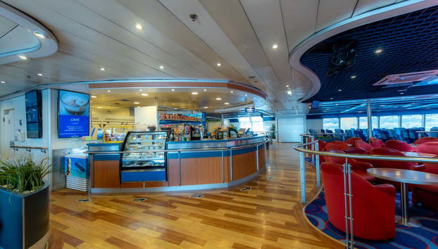 Cafétéria du bateau