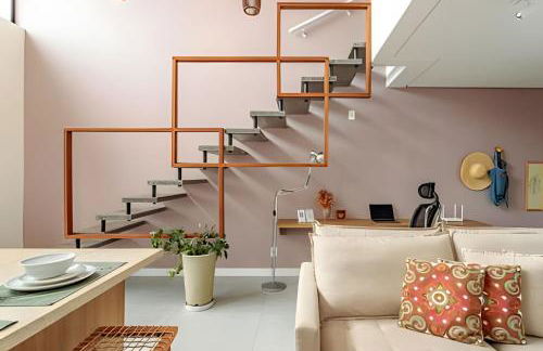 Loft Moderno, 500m Praia, Piscina, Sauna, WiFi 1GB - Foto 11