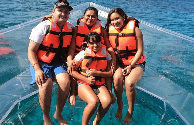 Electric Scooter + Transparent Boat Tour + Beach Club Ticket - Photo 1