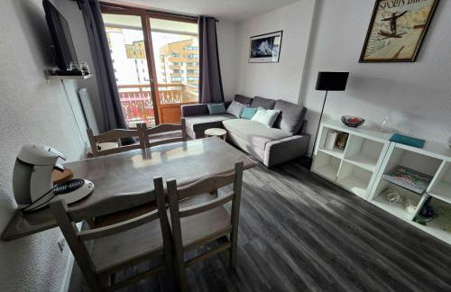 Val Thorens Studio 4 pers Résidence La Roche Blanche - Foto 4