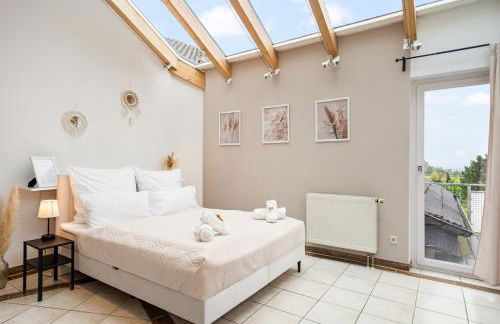 flair Apartment Stadtoase Fulda I private Sauna & Whirlpool I Balkon I 2x Parken I Kaffee I Highspeed WLAN I Disney plus - Foto 24