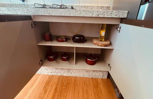 Apartamento com ar condicionado e lava e seca - Foto 34