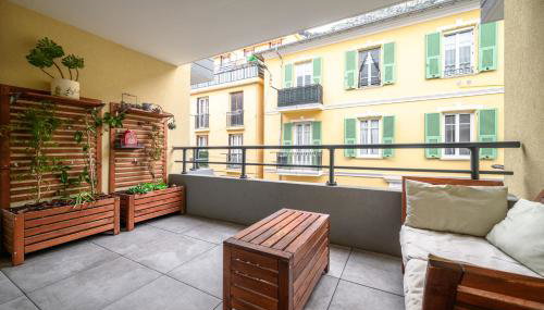Cozy studio with terrace, Monaco and beach 5 min away - Foto 4, furniture