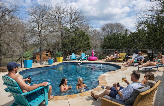 Log Cabin for Family Glamping Vacation near San Antonio - Foto 67