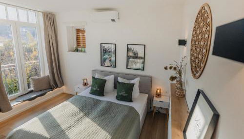 MAINTERRASSE Boardinghouse am Fluss klimatisierte Apartments mit 80qm Terrasse - Foto 4